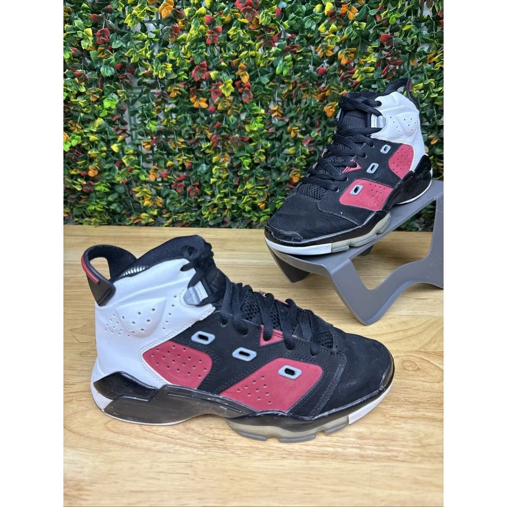 Nike‎ Air Jordan 6 Sneakers Shoes Black Carmine White Bred DM1159-006 Youth 4.5Y